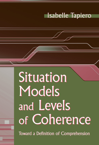 表紙画像: Situation Models and Levels of Coherence 1st edition 9780805855500