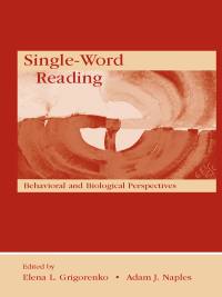 Imagen de portada: Single-Word Reading 1st edition 9781138004153