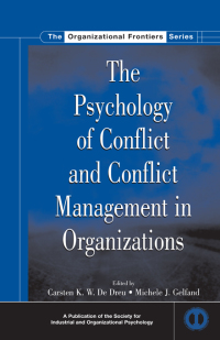 صورة الغلاف: The Psychology of Conflict and Conflict Management in Organizations 1st edition 9780805855166