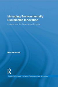 Cover image: Managing Environmentally Sustainable Innovation 1st edition 9780415879712