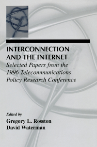 Cover image: Interconnection and the Internet 1st edition 9780805828474