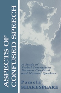 Cover image: Aspects of Confused Speech 1st edition 9780805828078