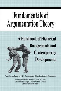 表紙画像: Fundamentals of Argumentation Theory 1st edition 9780805818611