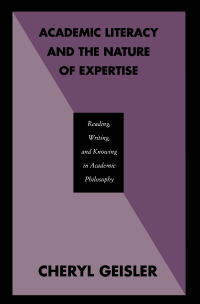 Imagen de portada: Academic Literacy and the Nature of Expertise 1st edition 9780805810677