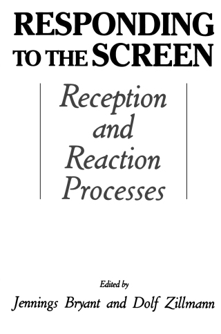 Imagen de portada: Responding To the Screen 1st edition 9780805810448
