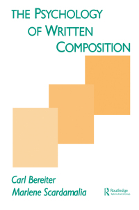 Cover image: The Psychology of Written Composition 1st edition 9780805800388