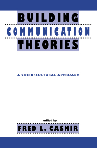 Imagen de portada: Building Communication Theories 1st edition 9780415515610
