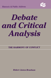 صورة الغلاف: Debate and Critical Analysis 1st edition 9780805807240