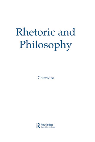 表紙画像: Rhetoric and Philosophy 1st edition 9780805804133