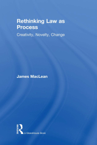 Cover image: Rethinking Law as Process 1st edition 9780415821506
