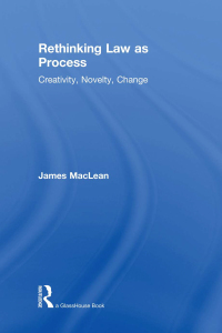 表紙画像: Rethinking Law as Process 1st edition 9780415821506