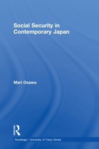 Imagen de portada: Social Security in Contemporary Japan 1st edition 9780415559409