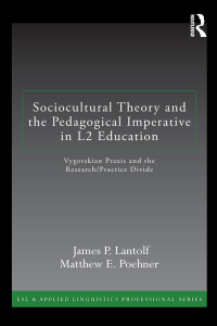 Imagen de portada: Sociocultural Theory and the Pedagogical Imperative in L2 Education 1st edition 9780415894173