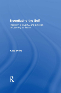 Cover image: Negotiating the Self 1st edition 9780415932547