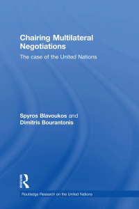 Omslagafbeelding: Chairing Multilateral Negotiations 1st edition 9780415870795