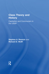 Cover image: Class Theory and History 1st edition 9780415933179