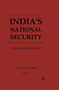 Imagen de portada: India's National Security 1st edition 9780415571418