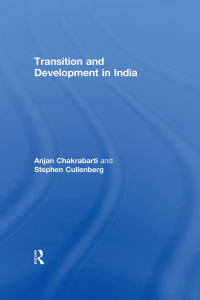 Cover image: Transition and Development in India 1st edition 9780415934862