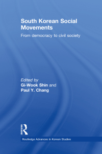 Immagine di copertina: South Korean Social Movements 1st edition 9780415619974