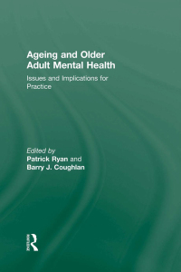 Imagen de portada: Ageing and Older Adult Mental Health 1st edition 9780415582902
