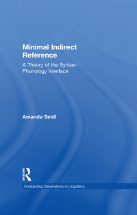 Imagen de portada: Minimal Indirect Reference 1st edition 9781138981140