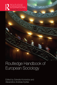 Omslagafbeelding: Routledge Handbook of European Sociology 1st edition 9780367865085