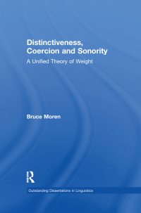 Immagine di copertina: Distinctiveness, Coercion and Sonority 1st edition 9780415937801