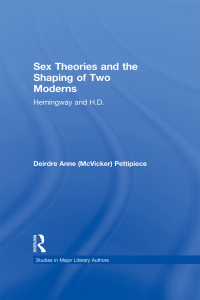 Cover image: Sex Theories and the Shaping of Two Moderns 1st edition 9780415866842
