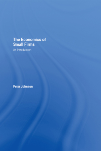 Imagen de portada: The Economics of Small Firms 1st edition 9780415393379