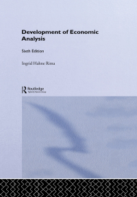 Cover image: Development of Economic Analysis 6th edition 9780415232968