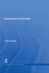 صورة الغلاف: Economics and Diversity 1st edition 9780415600279
