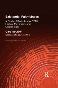 Imagen de portada: Existential Faithfullness 1st edition 9780415941532
