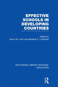 صورة الغلاف: Effective Schools in Developing Countries 1st edition 9780415753265