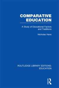 Immagine di copertina: Comparative Education 1st edition 9781138385634