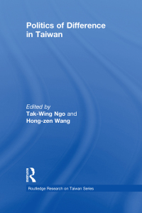 Cover image: Politics of Difference in Taiwan 1st edition 9781138016859