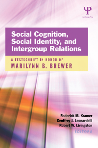 Imagen de portada: Social Cognition, Social Identity, and Intergroup Relations 1st edition 9781848729353