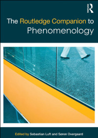 Imagen de portada: The Routledge Companion to Phenomenology 1st edition 9780415858410