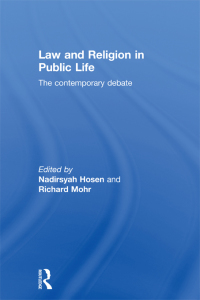 Imagen de portada: Law and Religion in Public Life 1st edition 9780415572491