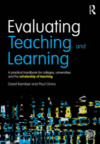 Immagine di copertina: Evaluating Teaching and Learning 1st edition 9780415598842
