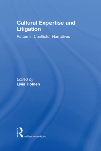صورة الغلاف: Cultural Expertise and Litigation 1st edition 9780415601566