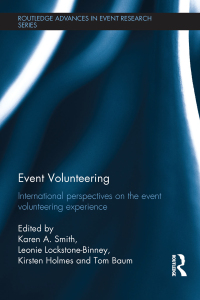 صورة الغلاف: Event Volunteering. 1st edition 9781138082311
