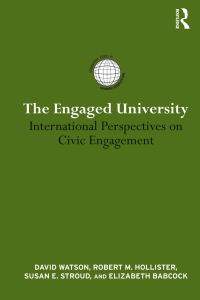 Cover image: The Engaged University 1st edition 9780415824224