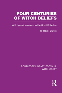 Imagen de portada: Four Centuries of Witch Beliefs (RLE Witchcraft) 1st edition 9781138974593