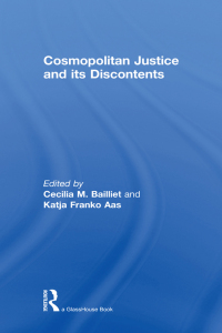 Imagen de portada: Cosmopolitan Justice and its Discontents 1st edition 9780415593434