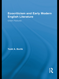 Imagen de portada: Ecocriticism and Early Modern English Literature 1st edition 9780415878616
