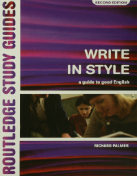 Imagen de portada: Write in Style 2nd edition 9781138179349