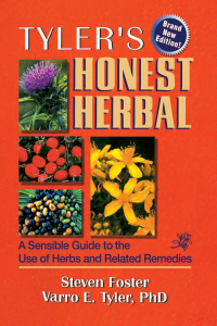 Cover image: Tyler's Honest Herbal 1st edition 9780789008756