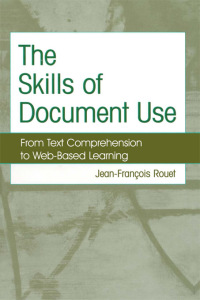 Cover image: The Skills of Document Use 1st edition 9780805846027