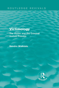 Imagen de portada: Victimology (Routledge Revivals) 1st edition 9780415820097