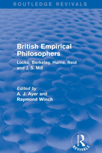 Omslagafbeelding: British Empirical Philosophers (Routledge Revivals) 1st edition 9780415537759